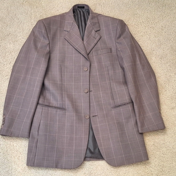 STACY Adams, 38R, Blazer, Subtle Plaid Blazer - Picture 1 of 11
